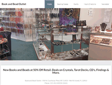 Tablet Screenshot of bookandbeadoutlet.com